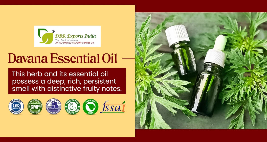 Enrich Your Product Line with Our Sustainably Sourced Pure Davana Essential Oil