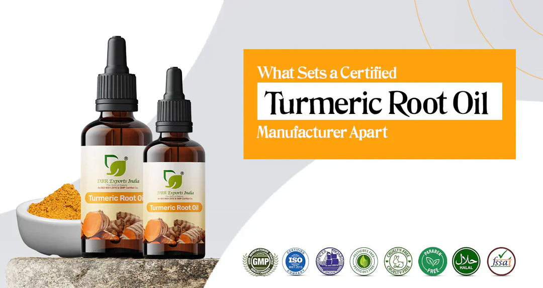 What Smart Cosmetic Brands Look for in a Certified Turmeric Root Oil Manufacturer