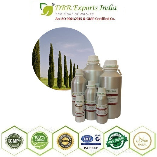 Cypress essential Oil steam distilled