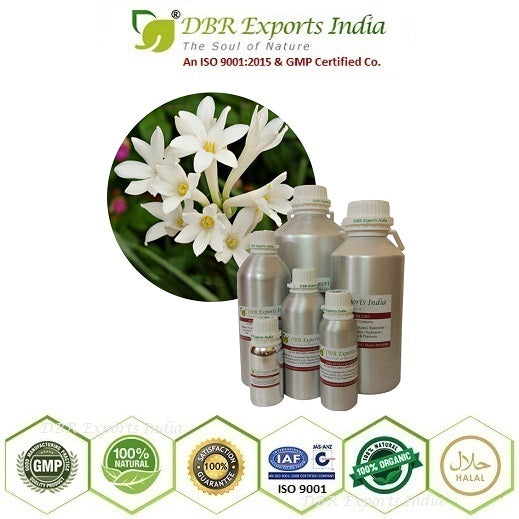 Tuberose Absolute Oil via solvent Extraction